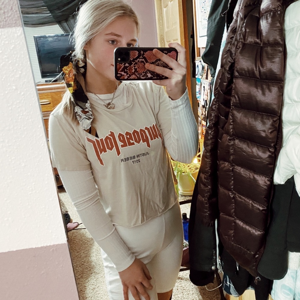 H&M Justin Bieber crop top